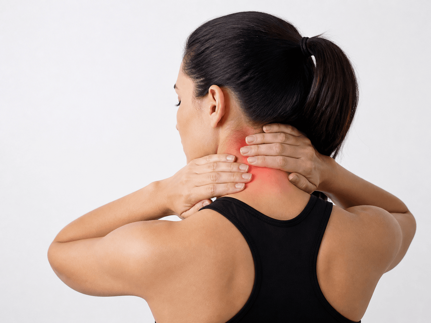 Imagen médica de dolor cervical